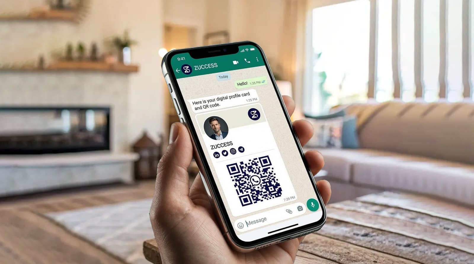 Step 03: Receive Your Digital Profile + QR